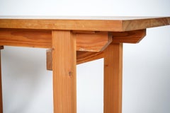 1980s Pine Console  Hallway Table