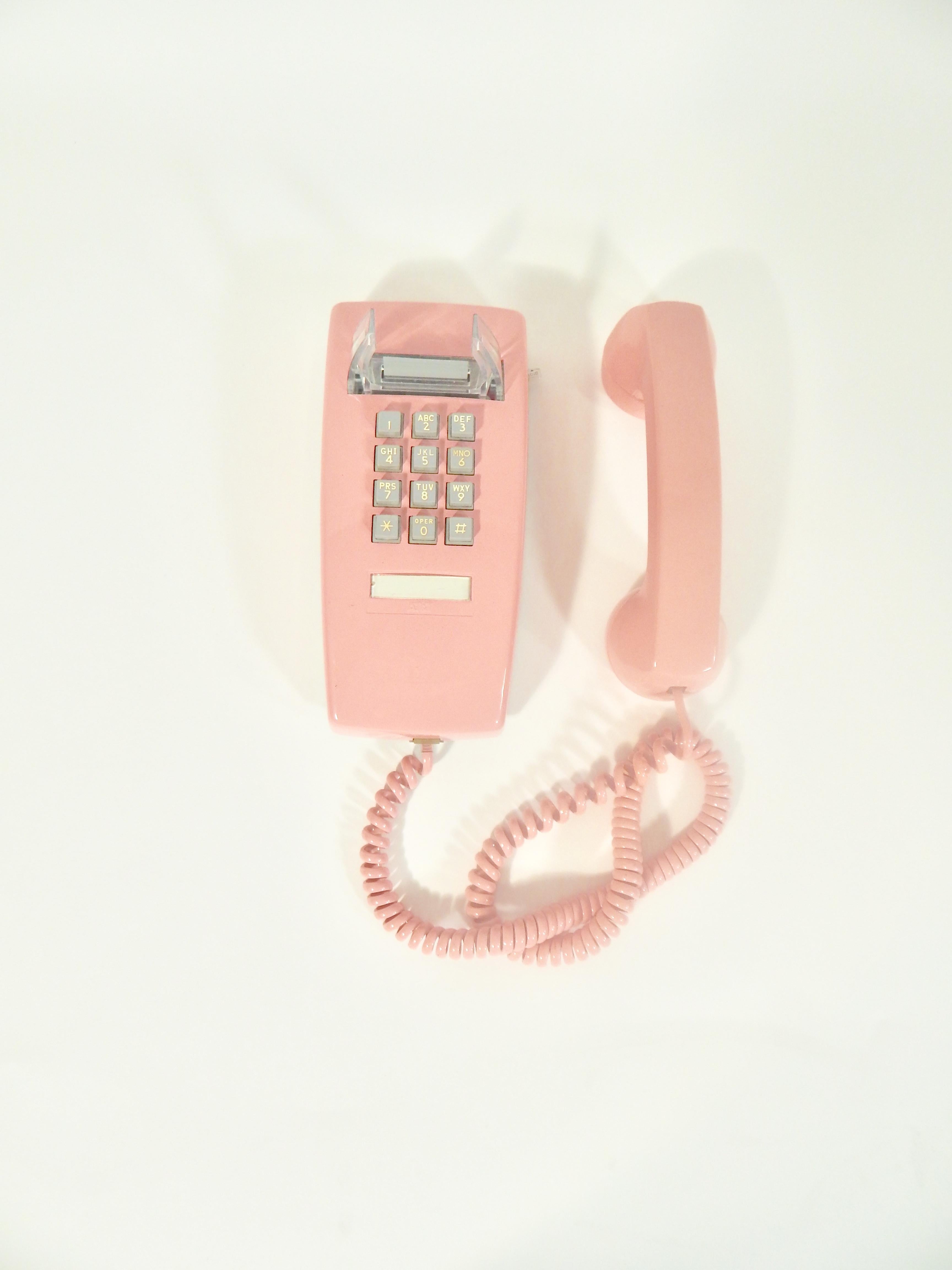 1980s Pink Telephone 1