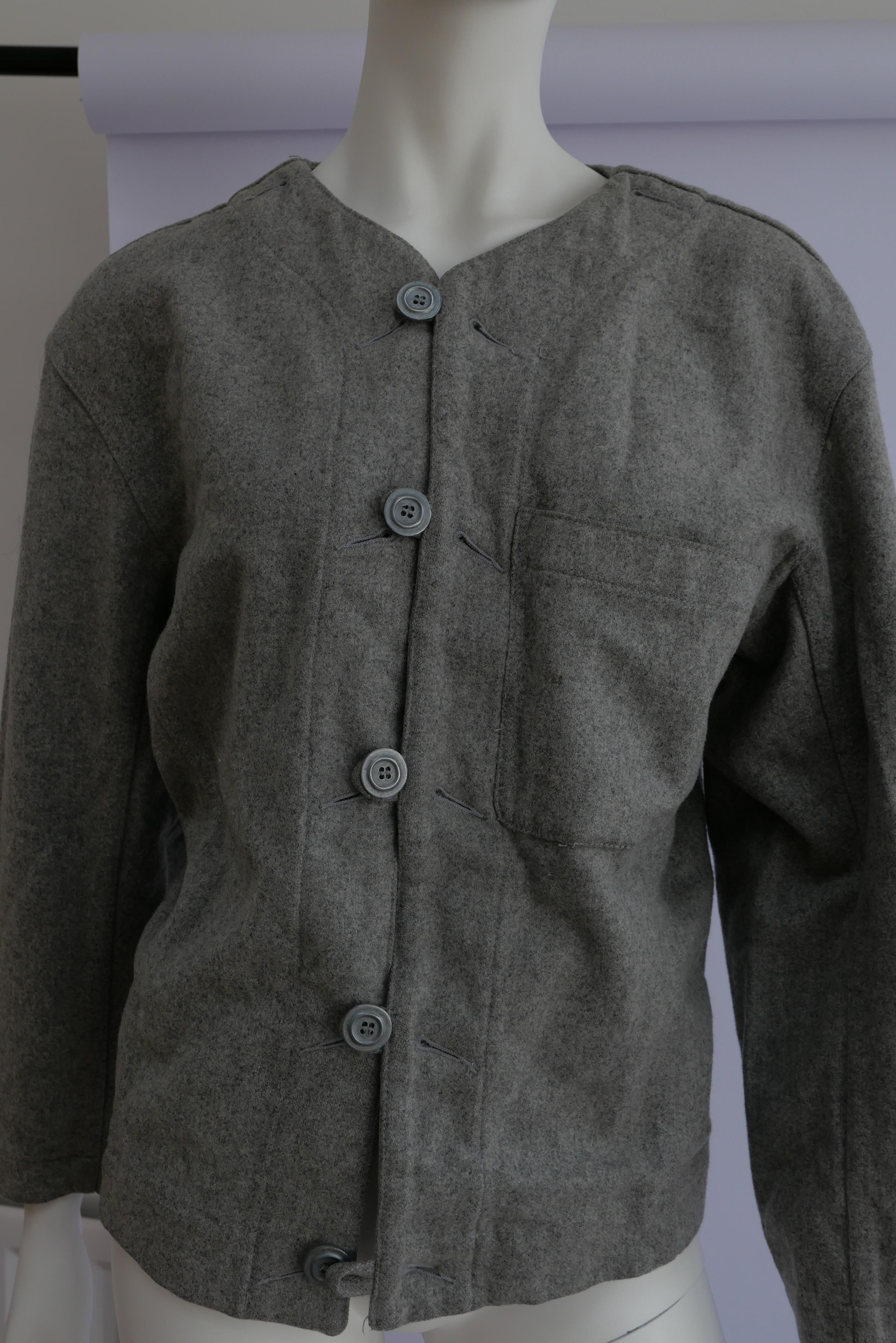 Gray 1980's Issey Miyake Jacket  For Sale