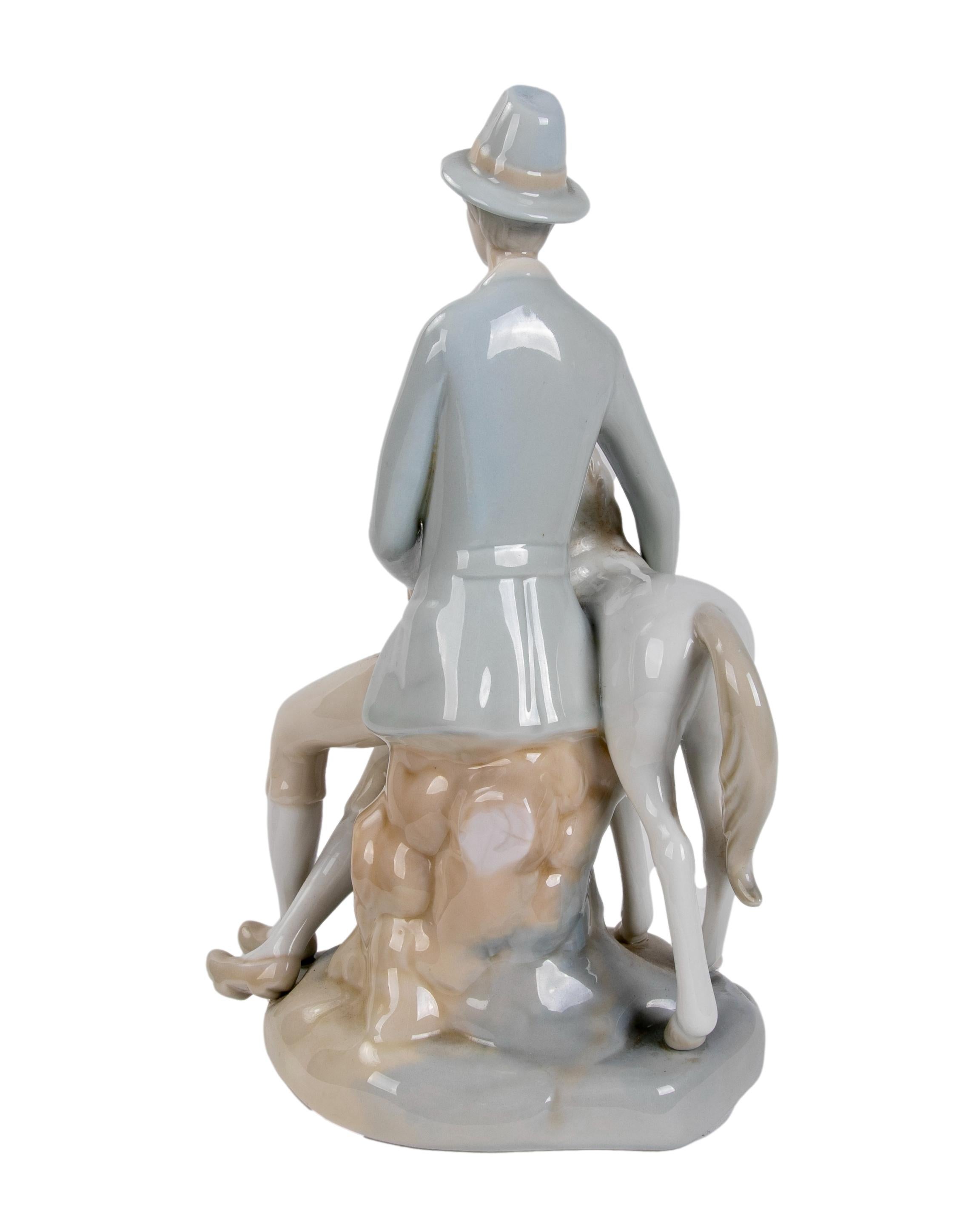 Figure en porcelaine des années 1980 par LLadro Bon état - En vente à Marbella, ES