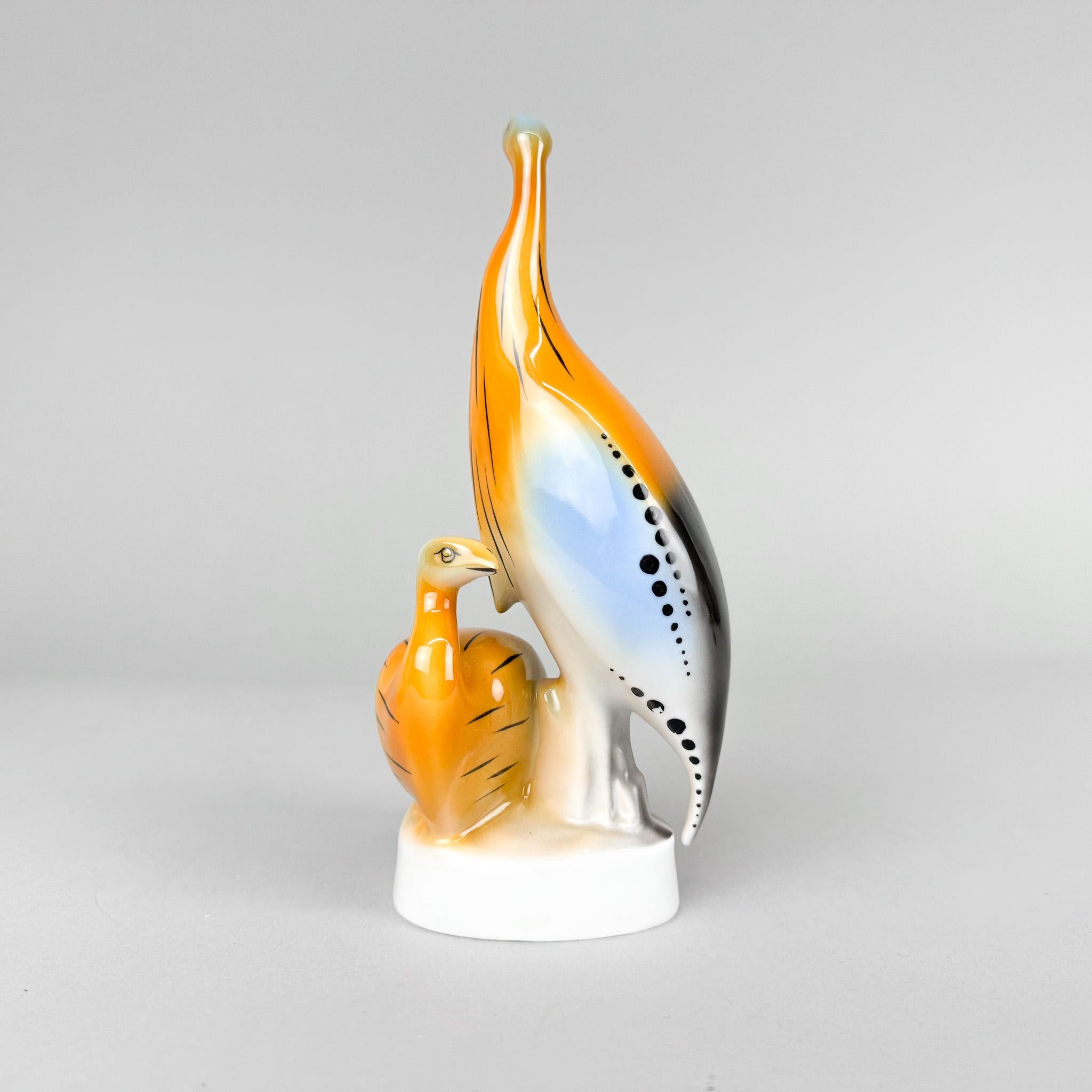 Escultura de porcelana de los años 80 de Hollohaza, Hungría en venta 4