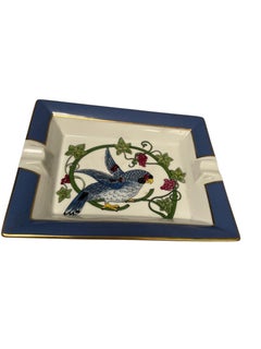 1980's porcelain "vide poche or ashtray" by Hermès