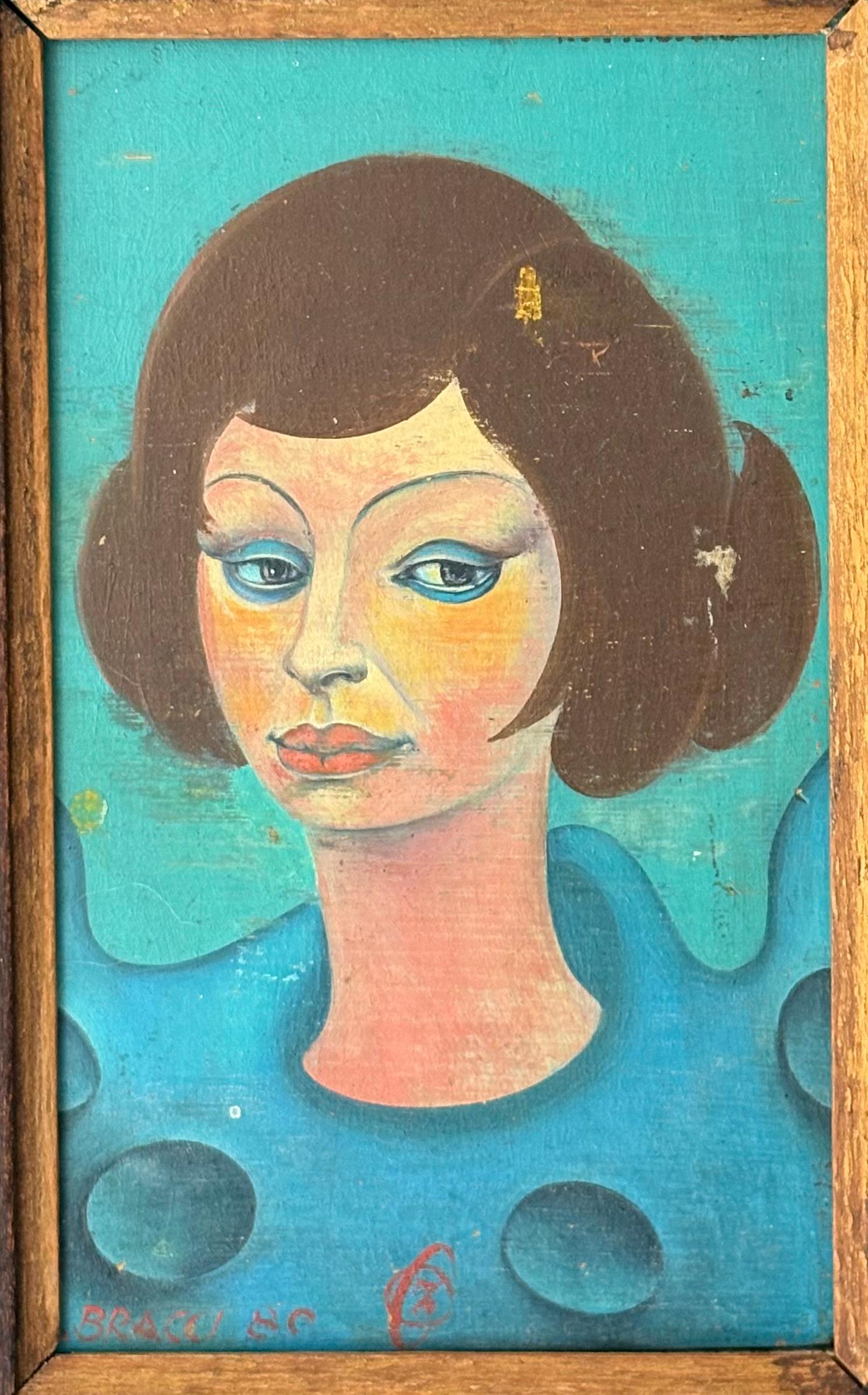 Heiteres Porträt, wunderschön geschönt mit wunderbaren Farben