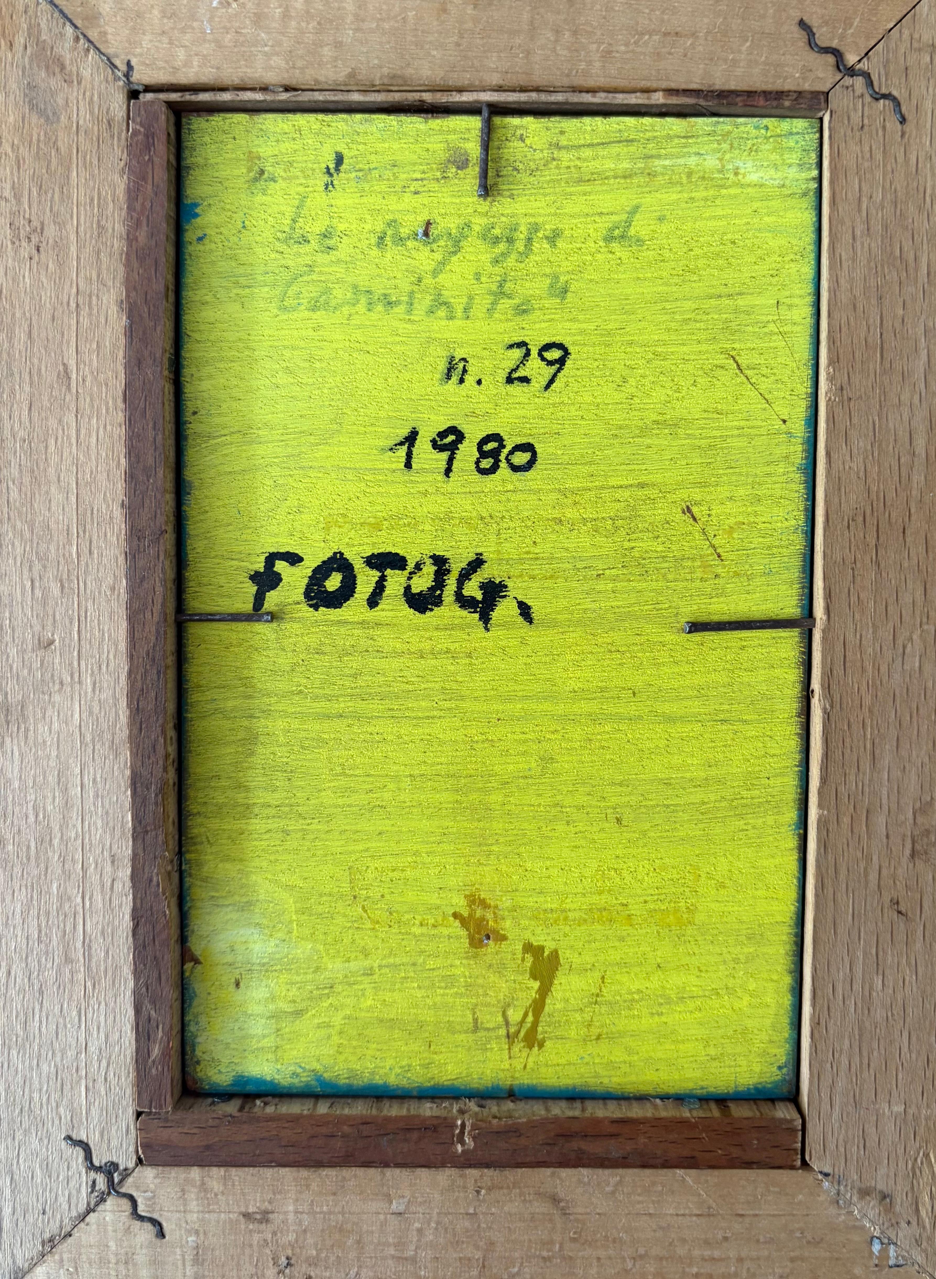 1980er Jahre Porträt einer Dame, Öl auf Karton, europäisch (Österreichisch) im Angebot