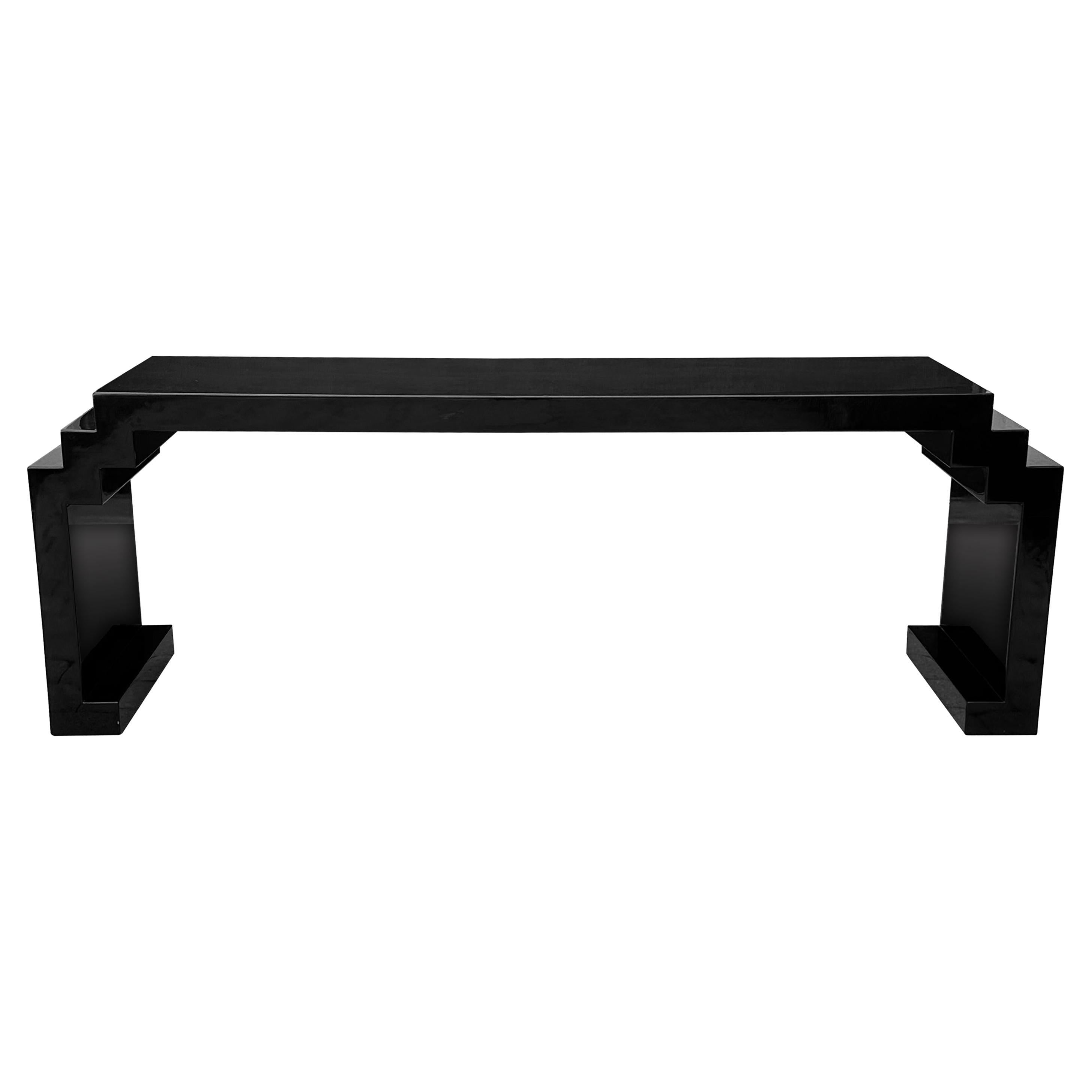 1980s Post Modern Console Table Karl Springer Style