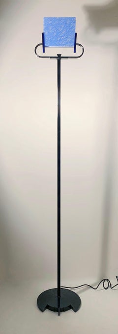 1980s Post Modern Memphis Period Floor Lamp by Arteluce / Ettore Sottsass
