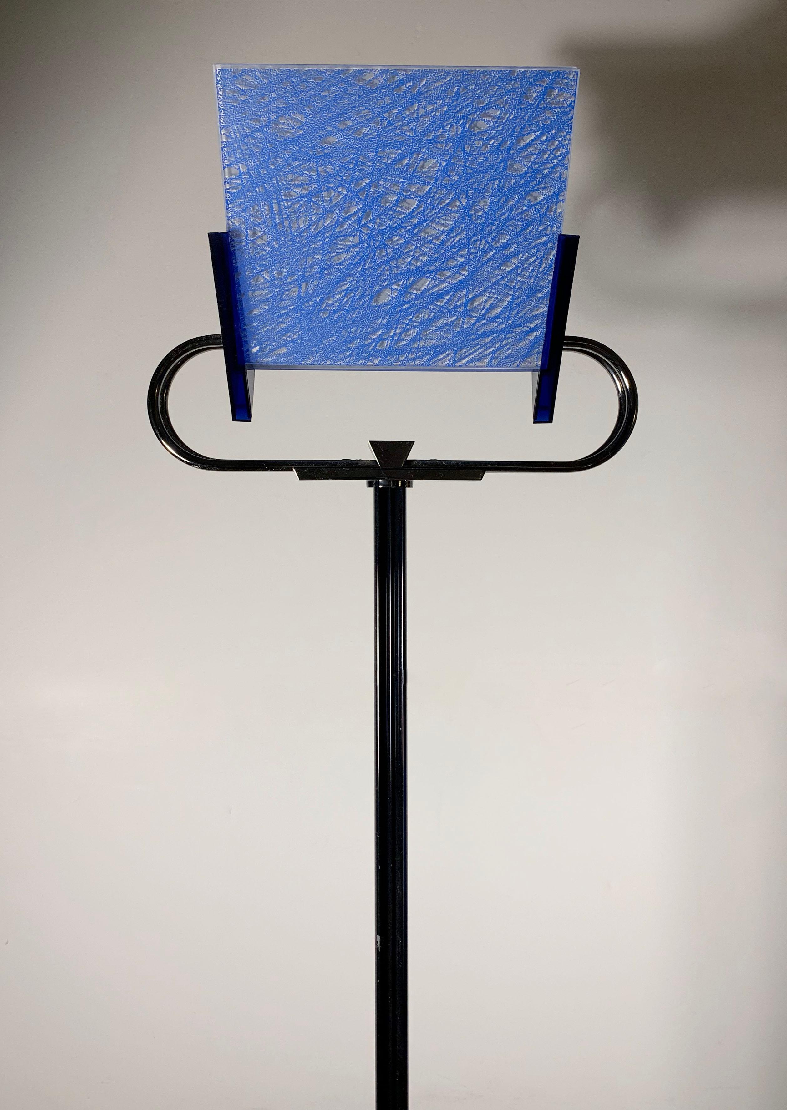 Italian 1980s Post Modern Memphis Period Floor Lamp by Arteluce For Sale