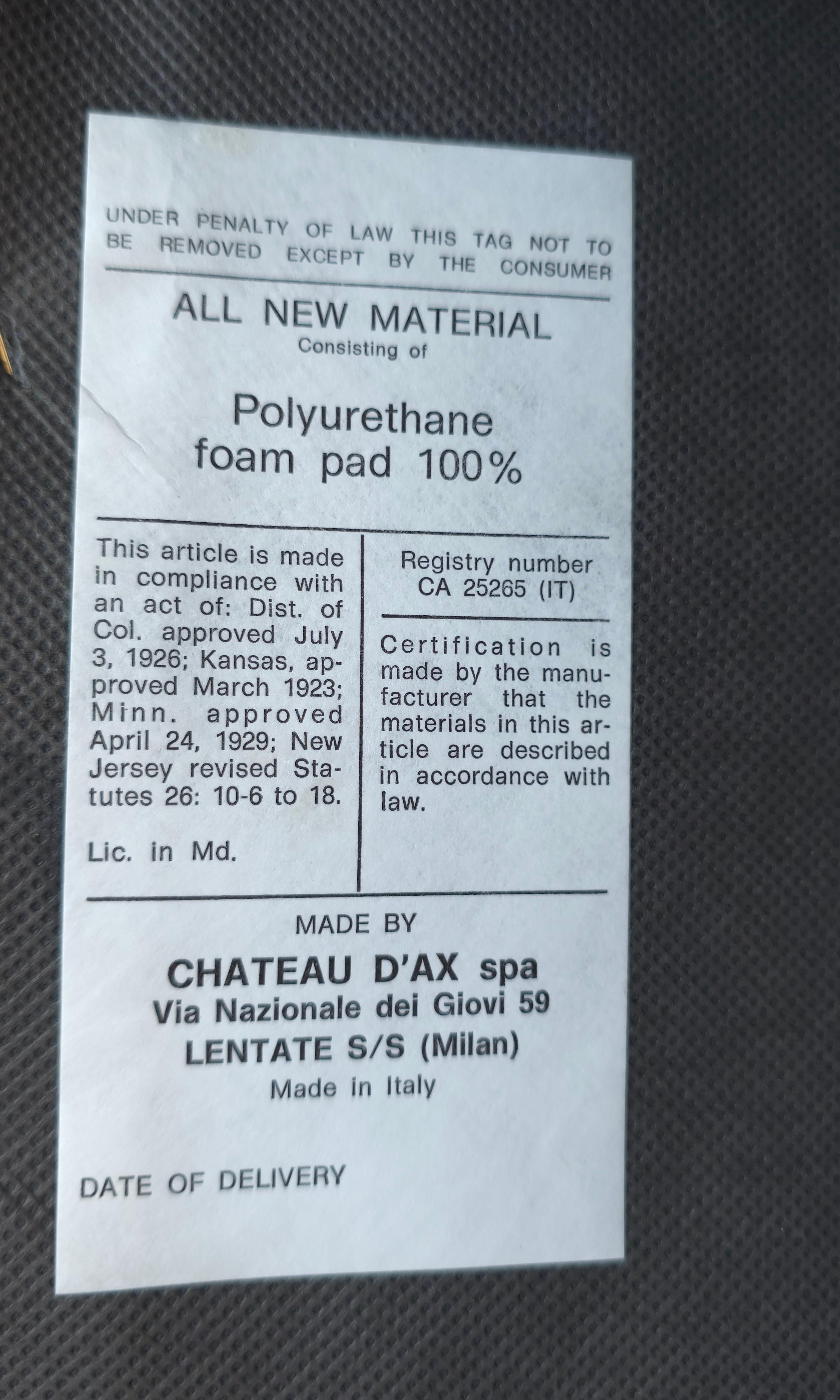1980 Post Canapé en cuir italien moderne en vente 4