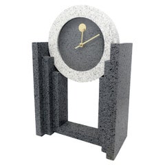 Vintage 1980s Post Modern Mantle Clock by Empire Arts