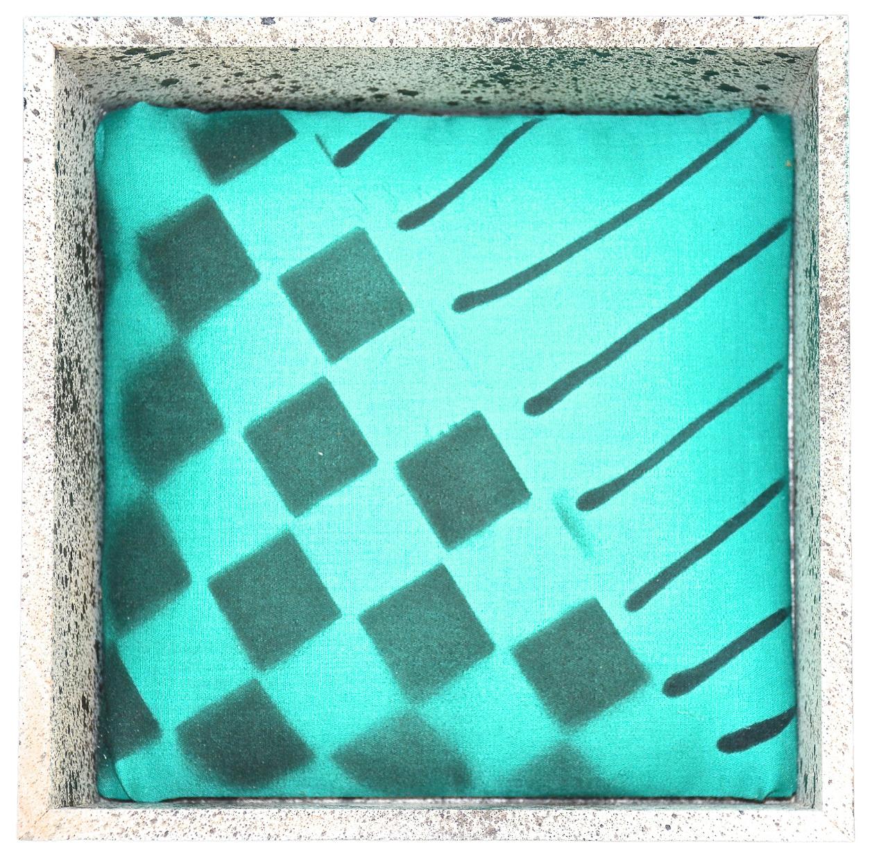 1980s Post Modern Memphis Style Lacquered Handmade Box by Hollis Fingold, Signed For Sale 5