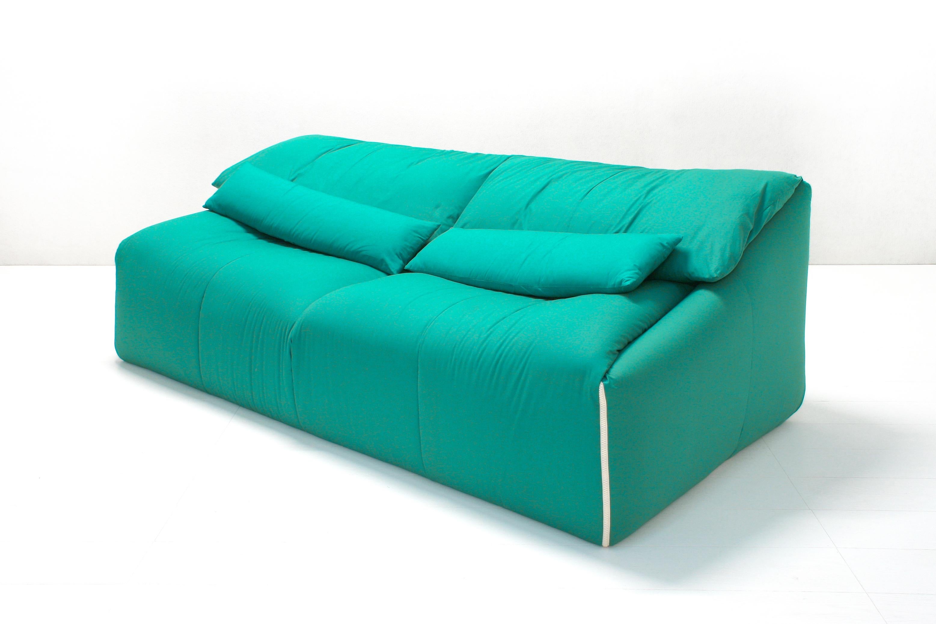 Postmodernes pflaumenfarbenes Sofa von Annie Hieronimus für Cinna / Ligne Roset, 1980er Jahre im Angebot 5
