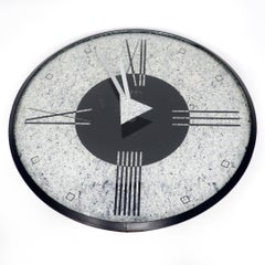 1980s Postmodern Wall Clock by Empire Arts