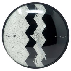 Orologio da parete postmoderno degli anni '80 di Empire Arts