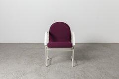 1980s Postmodern Armchair by Arco, Netherlands, Aubergine