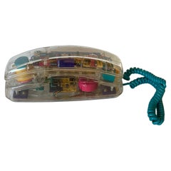 1980's Postmodern Babysitters Club Clear Transistor Collectible Phone