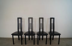 1980's Postmodern Canadian Dining Chairs by Amisco - Set of 4
