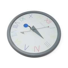1980s Postmodern Canetti Wall Clock