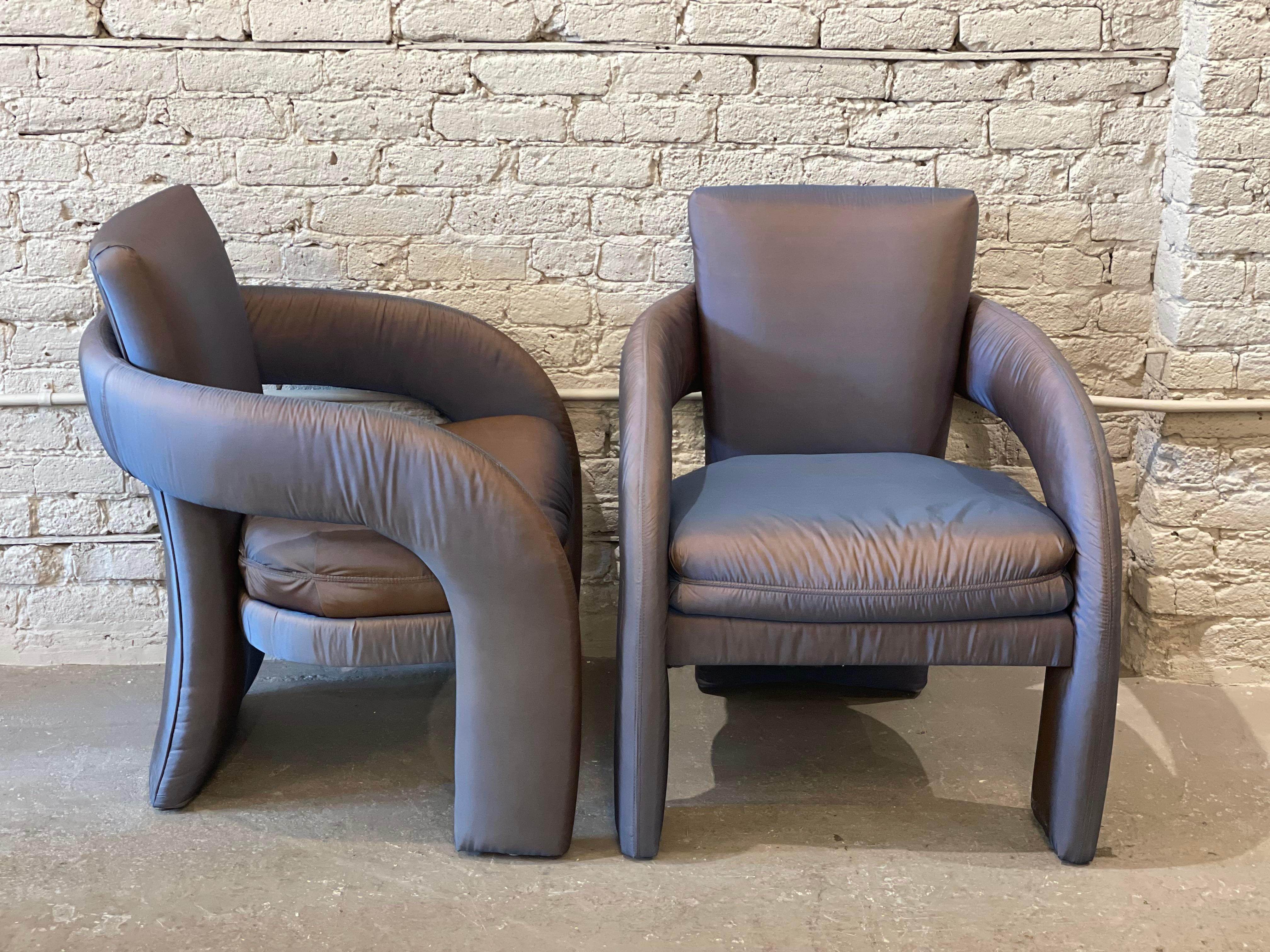 Patience is a virtue - and so worth the wait for these darling chairs. The seller took no less than a month to seal the deal:(

As cool as these are, I would like to suggest using them as formal living room chairs or dining table chairs. The seat is