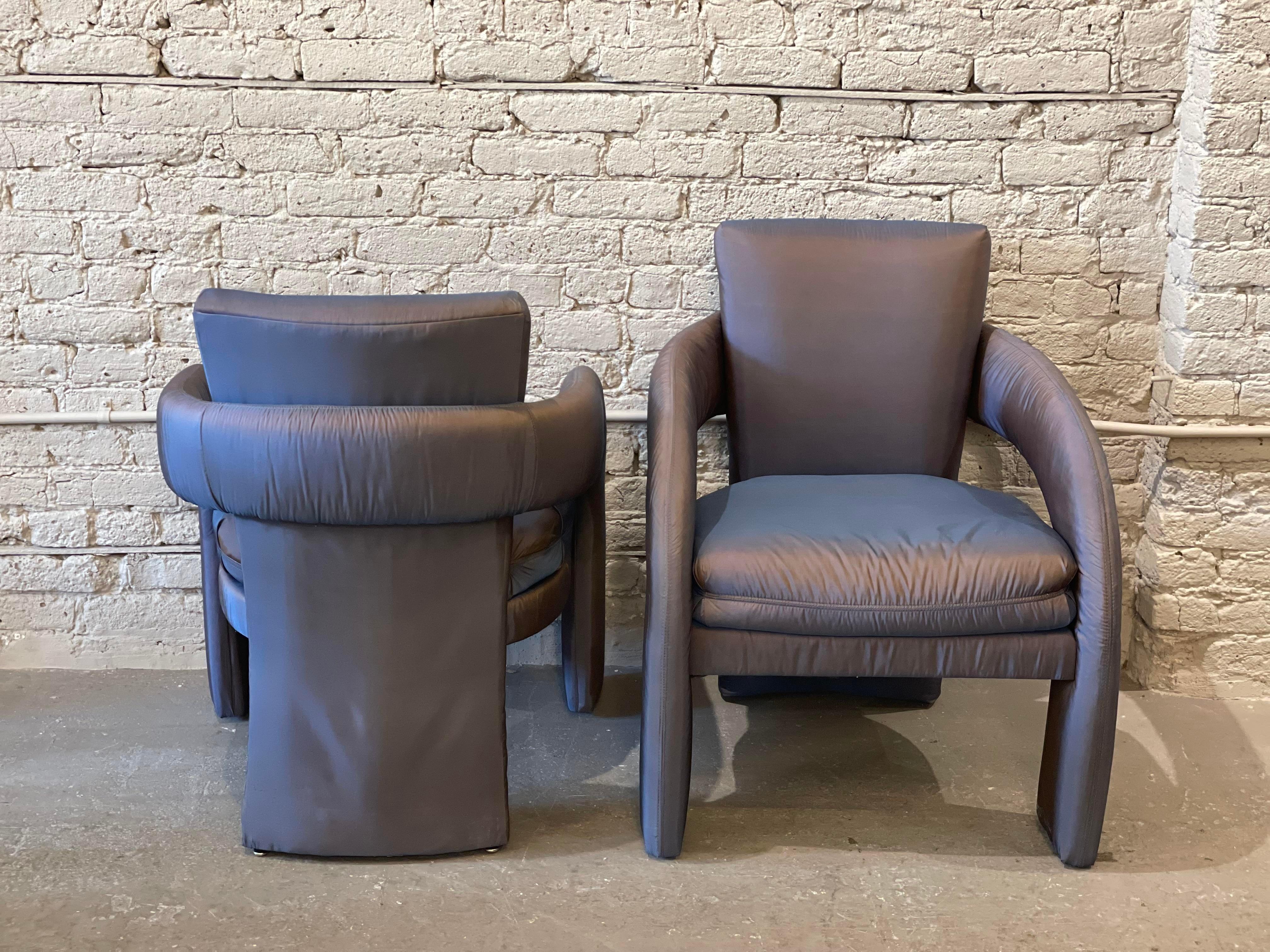 Late 20th Century 1980s Postmodern Chairs - a Pair For Sale