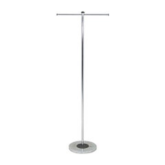 1980s Postmodern Chromed Steel Coat Rack or Clothes Hanger