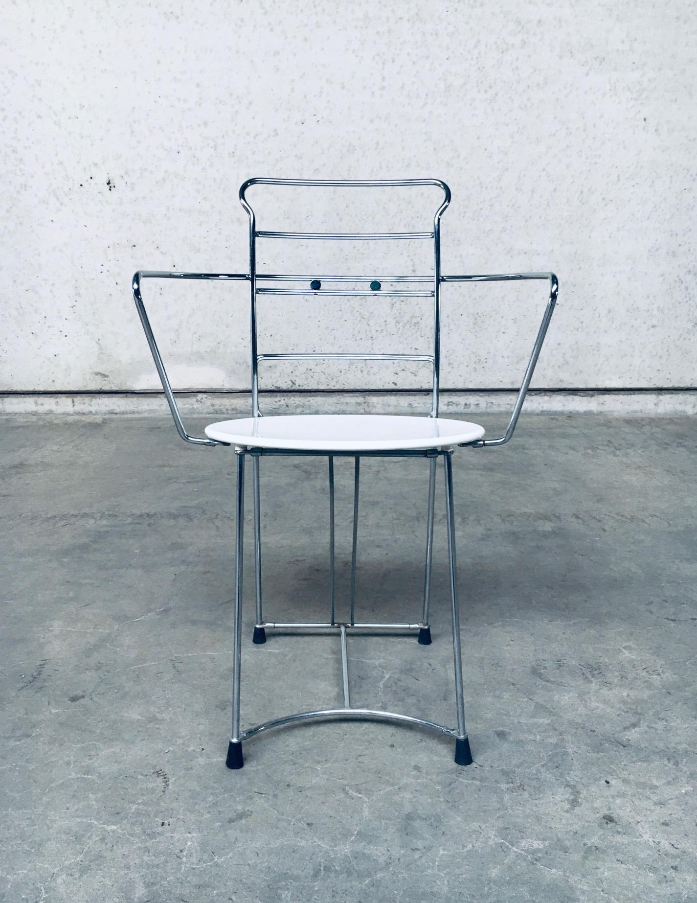 Postmodernes Design-Stuhlset Eridiana aus den 1980er Jahren von Antonio Citterio für Xilitalia im Angebot 6