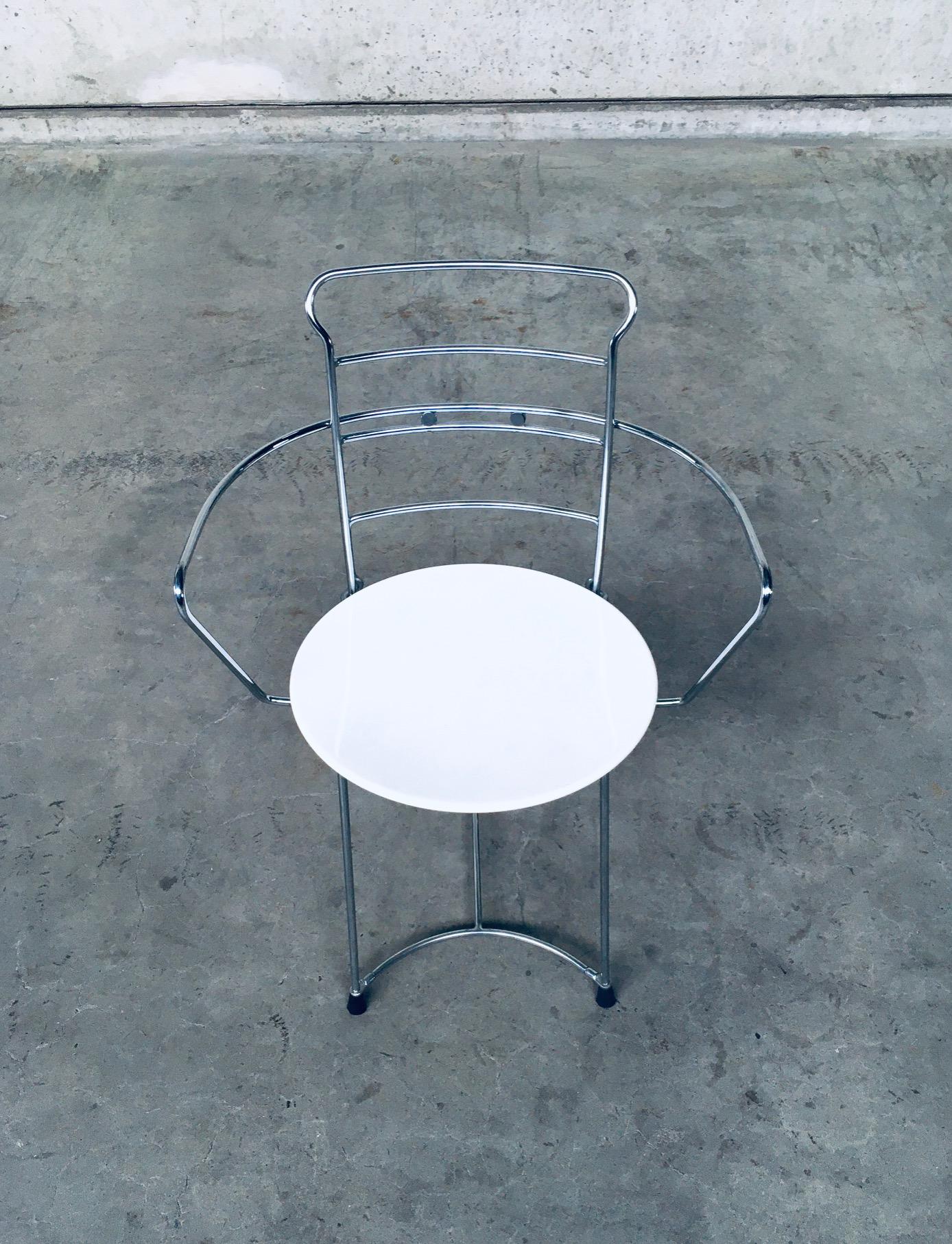 1980's Postmodern Design Chair Set Eridiana by Antonio Citterio for Xilitalia For Sale 6