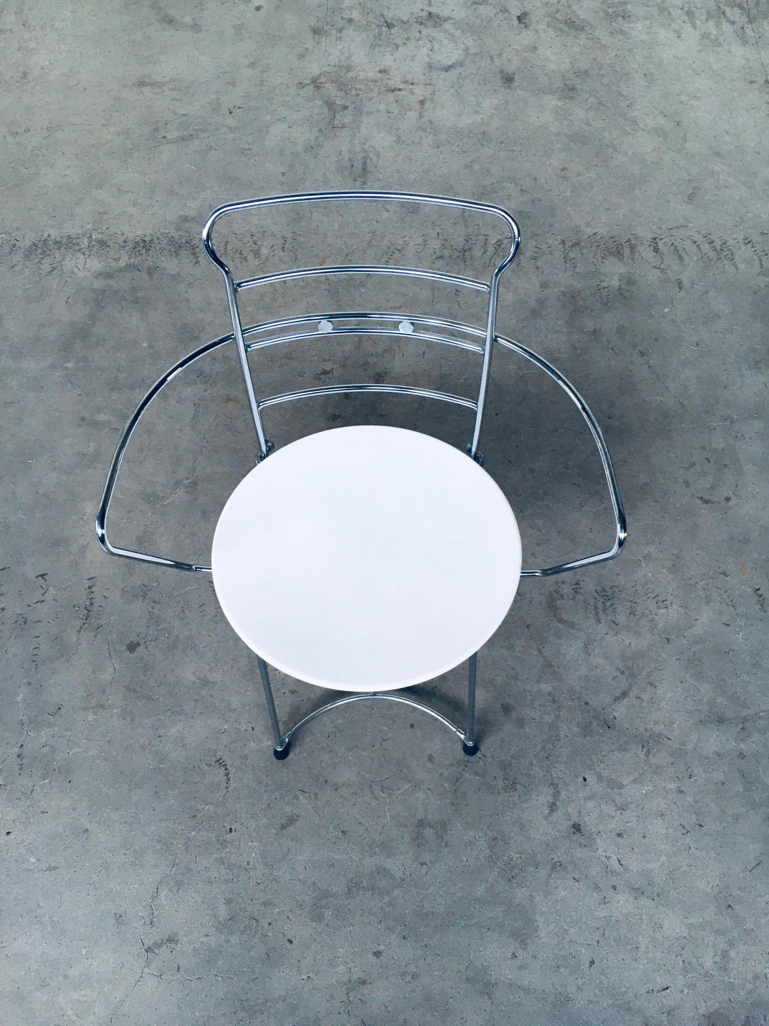 Postmodernes Design-Stuhlset Eridiana aus den 1980er Jahren von Antonio Citterio für Xilitalia im Angebot 8