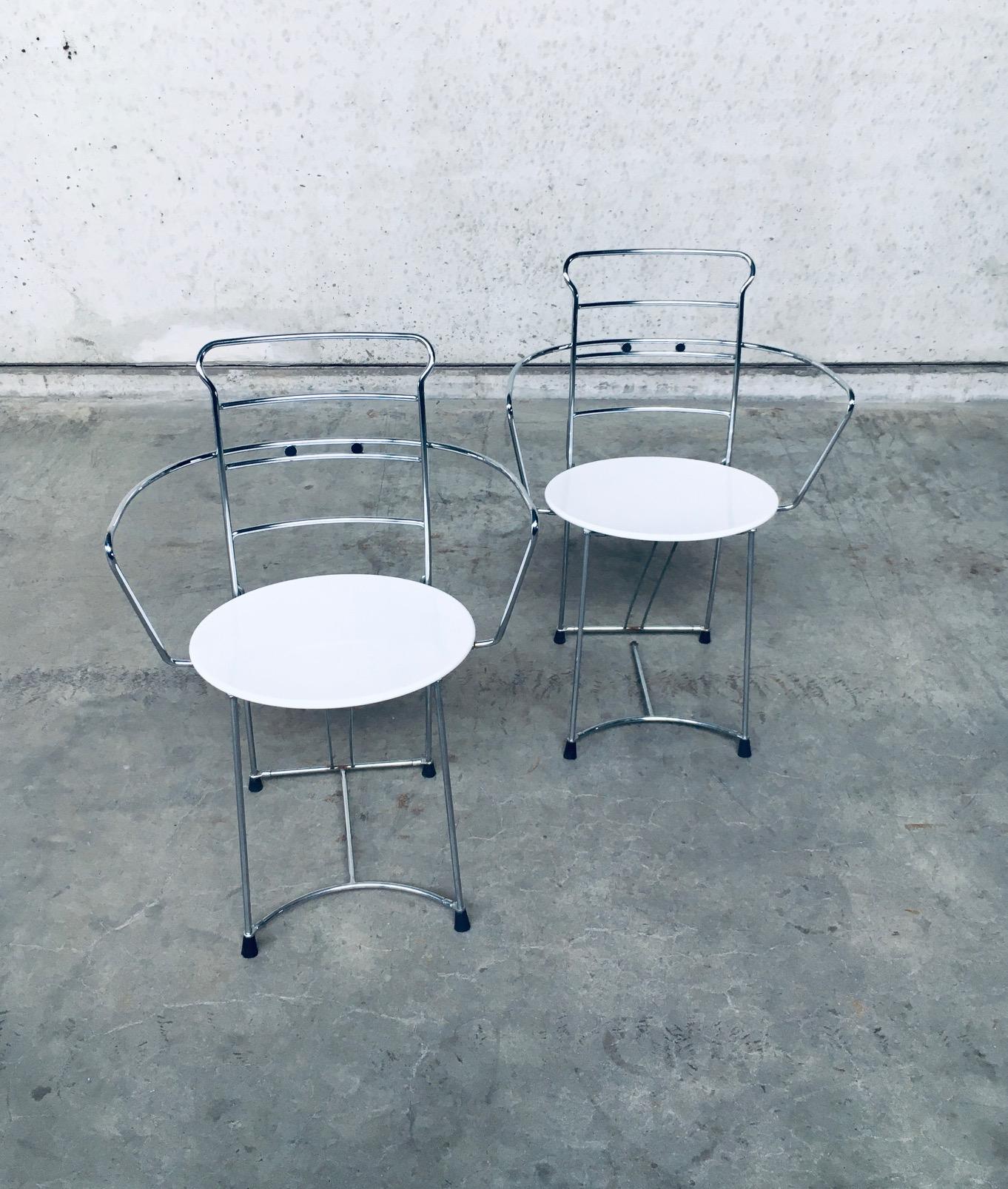 Postmodernes Design-Stuhlset Eridiana aus den 1980er Jahren von Antonio Citterio für Xilitalia (Italienisch) im Angebot