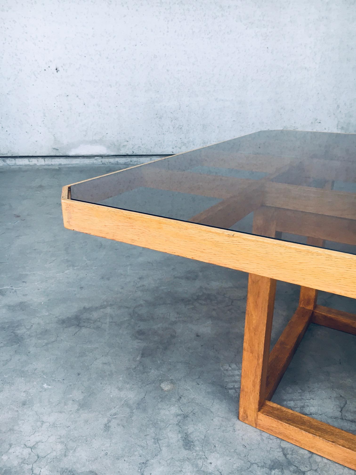 1980s Postmodern Design Octagonal Square Dining Table For Sale 6