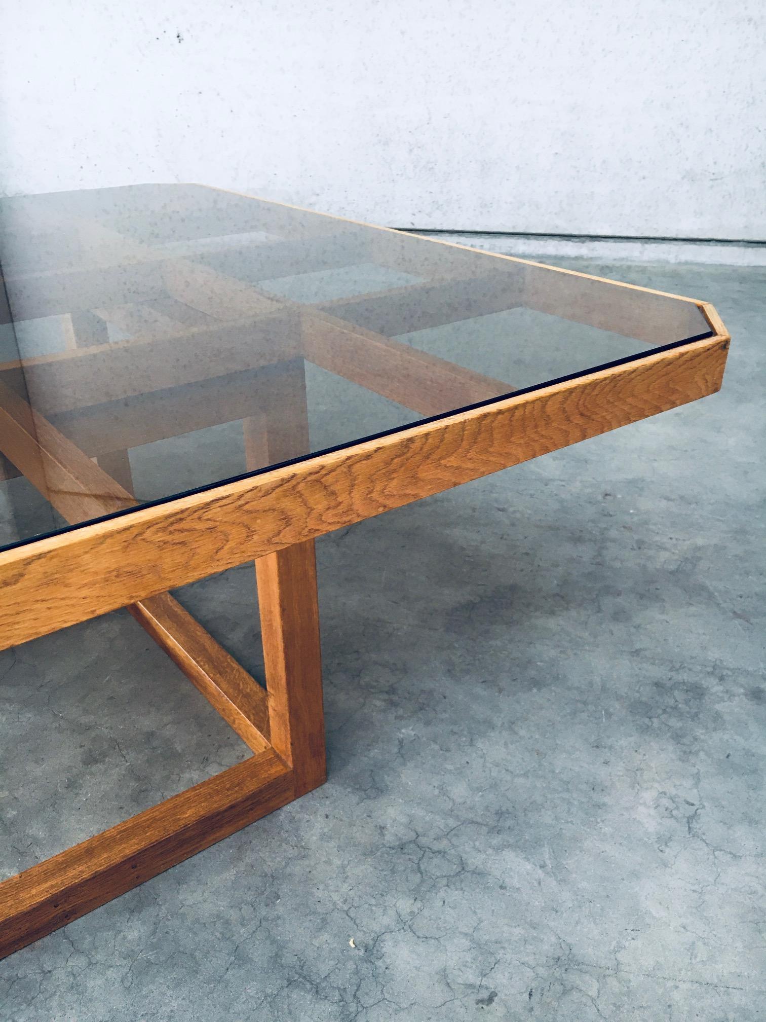 1980s Postmodern Design Octagonal Square Dining Table For Sale 7