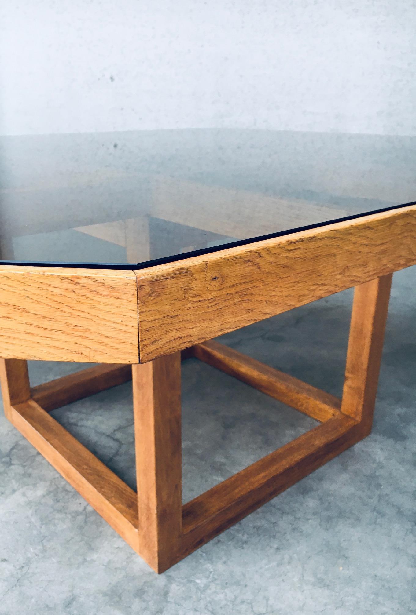 1980s Postmodern Design Octagonal Square Dining Table For Sale 9