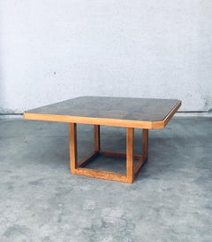 1980s Postmodern Design Octagonal Square Dining Table