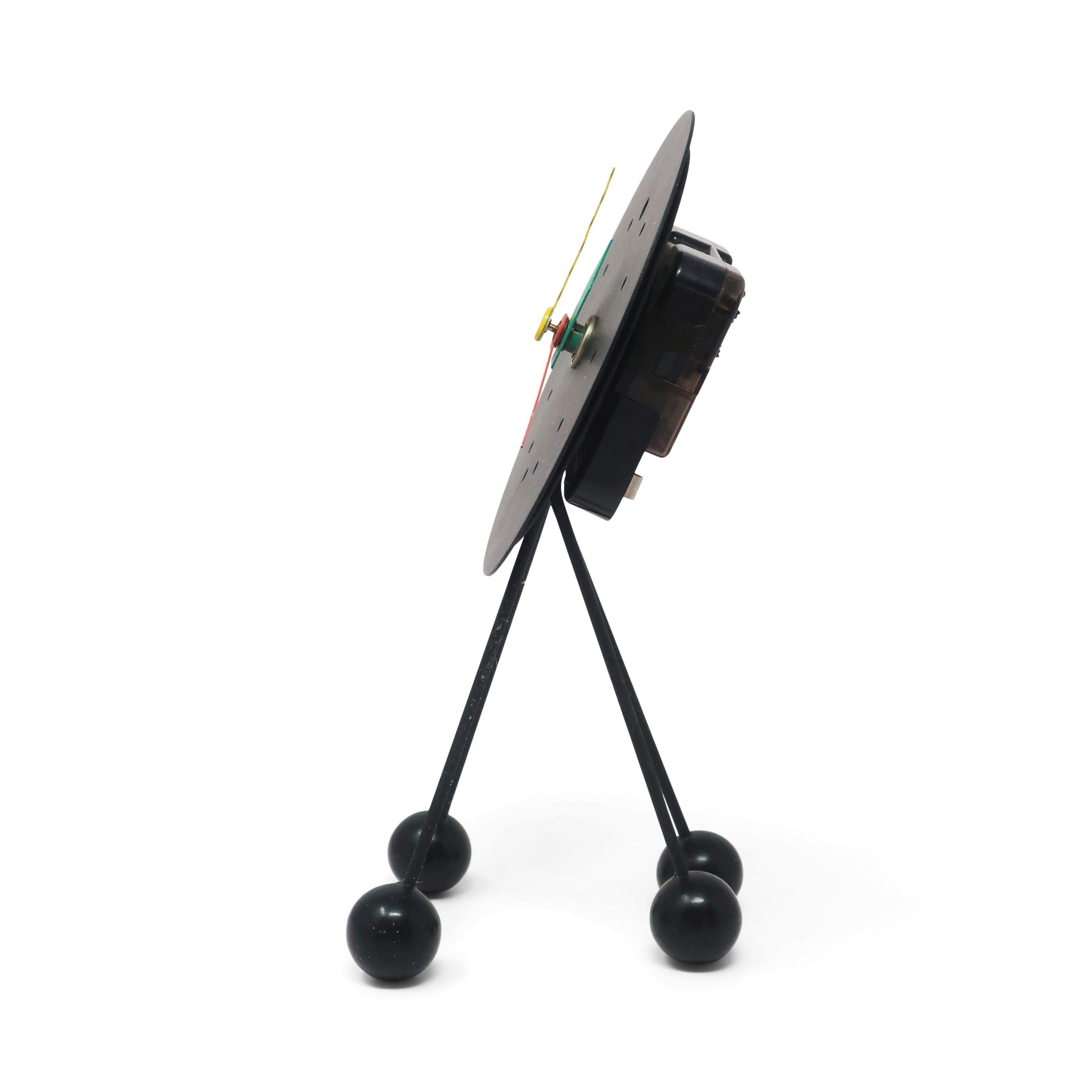 1980s Postmodern Desk Clock by Shohei Mihara for Wakita 1