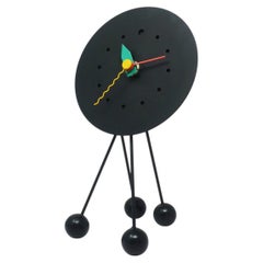 Horloge de bureau postmoderne des années 1980 par Shohei Mihara pour Wakita
