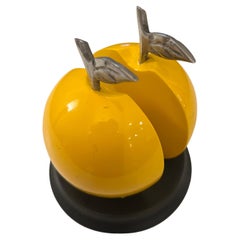 1980's Postmodern Desk top Apple Envelope Holder