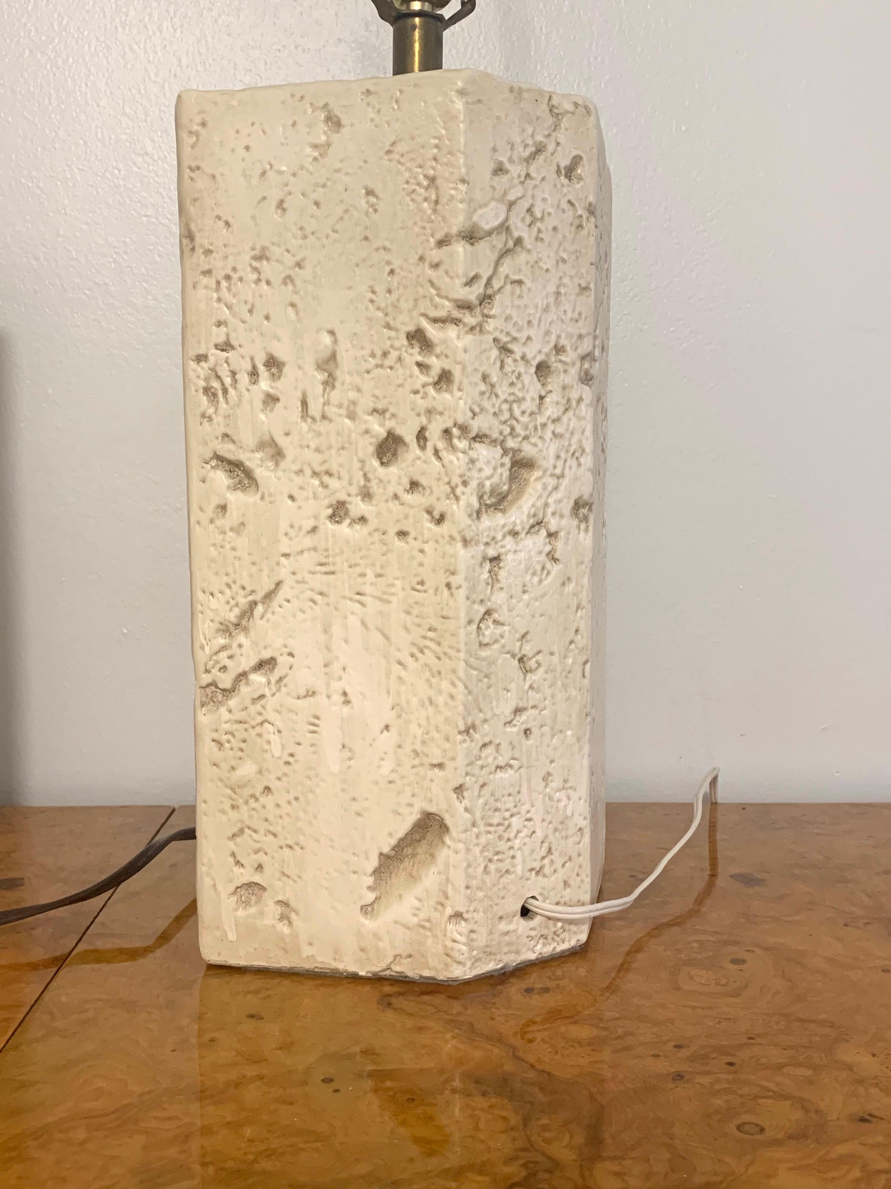 1980s Postmodern Faux Coral Table Lamps, a Pair 1