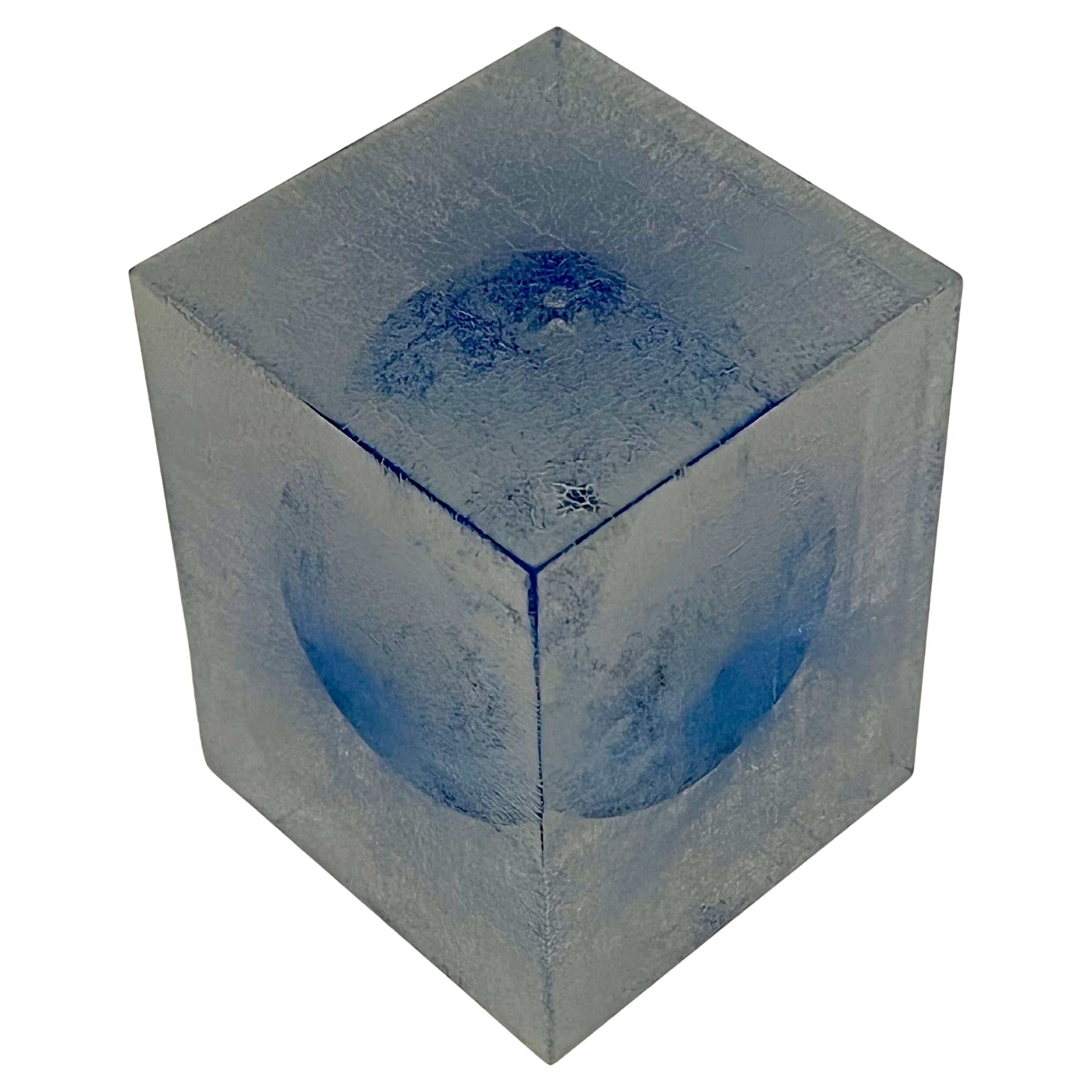 Americano Radiometro cinetico a blocchi di lucite smerigliata del 1980 Scultura rara in vendita