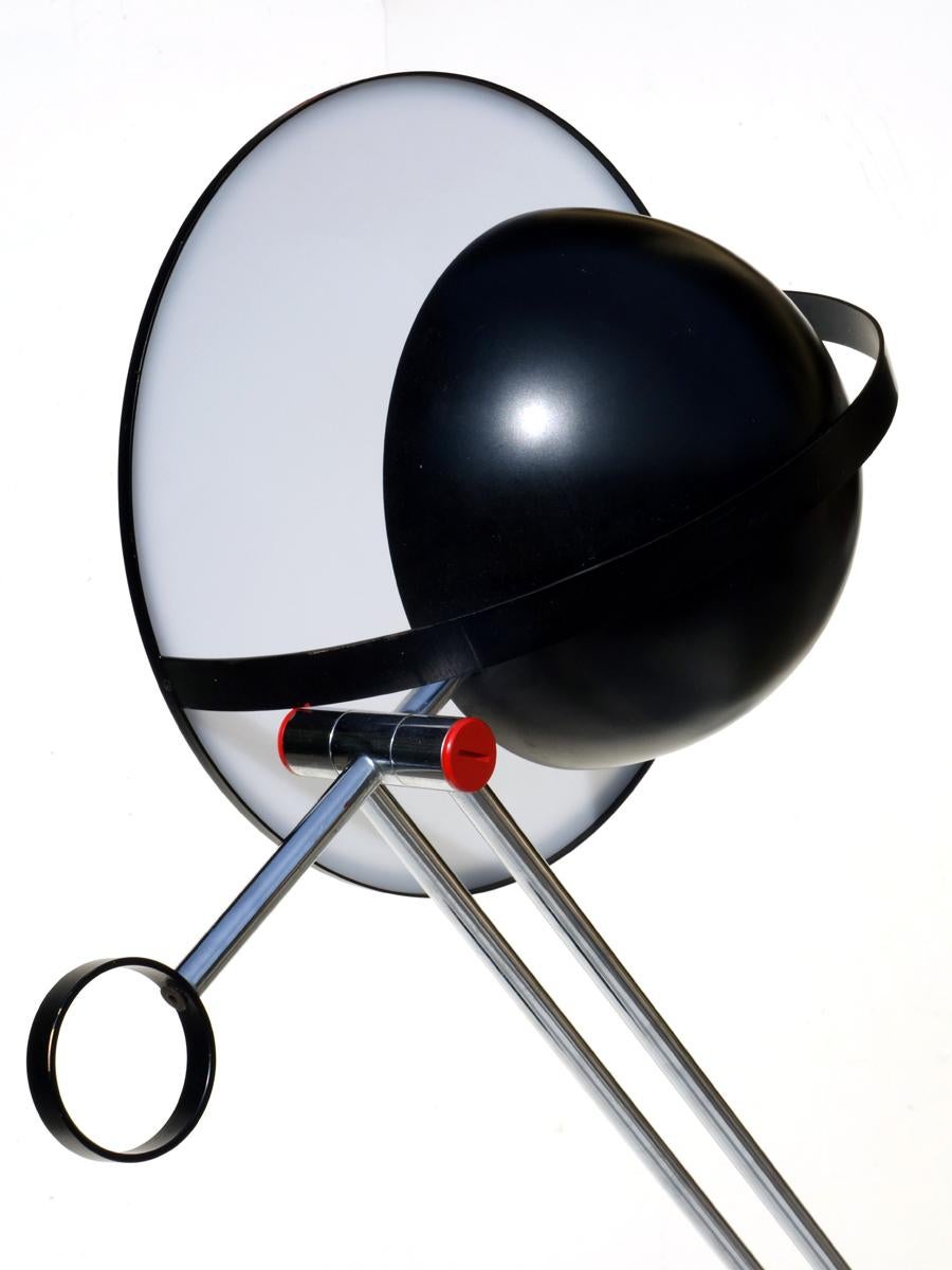 1980er Jahre von Erco Postmodernes italienisches Design Verstellbare Stehlampe im Angebot 4
