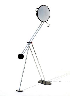 1980s by Erco Postmodern Italian Design Adjustable Floor Lamp