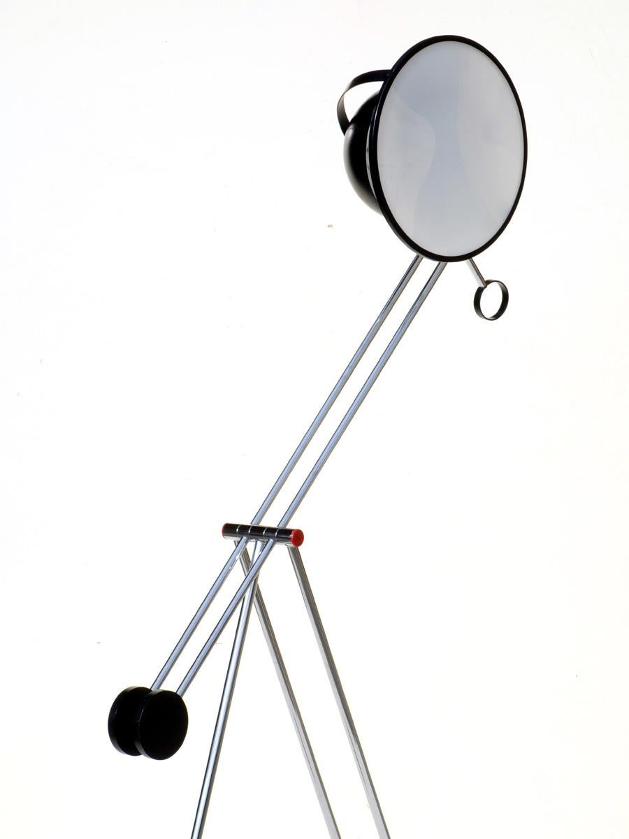 1980er Jahre von Erco Postmodernes italienisches Design Verstellbare Stehlampe (Italienisch) im Angebot