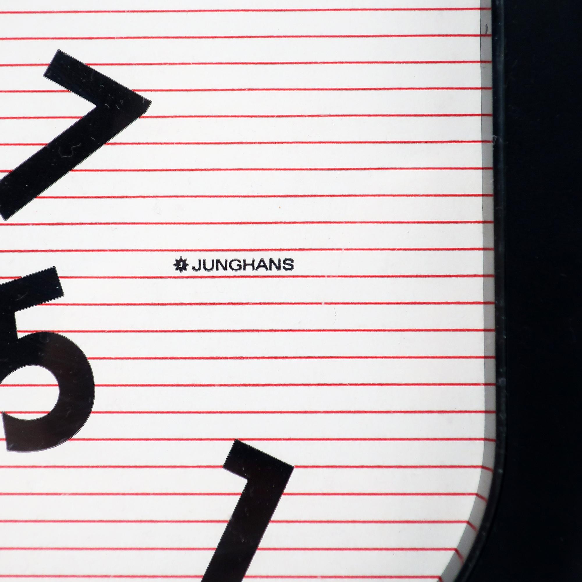 1980s, Postmodern Junghans Wall Clock In Good Condition In Brooklyn, NY