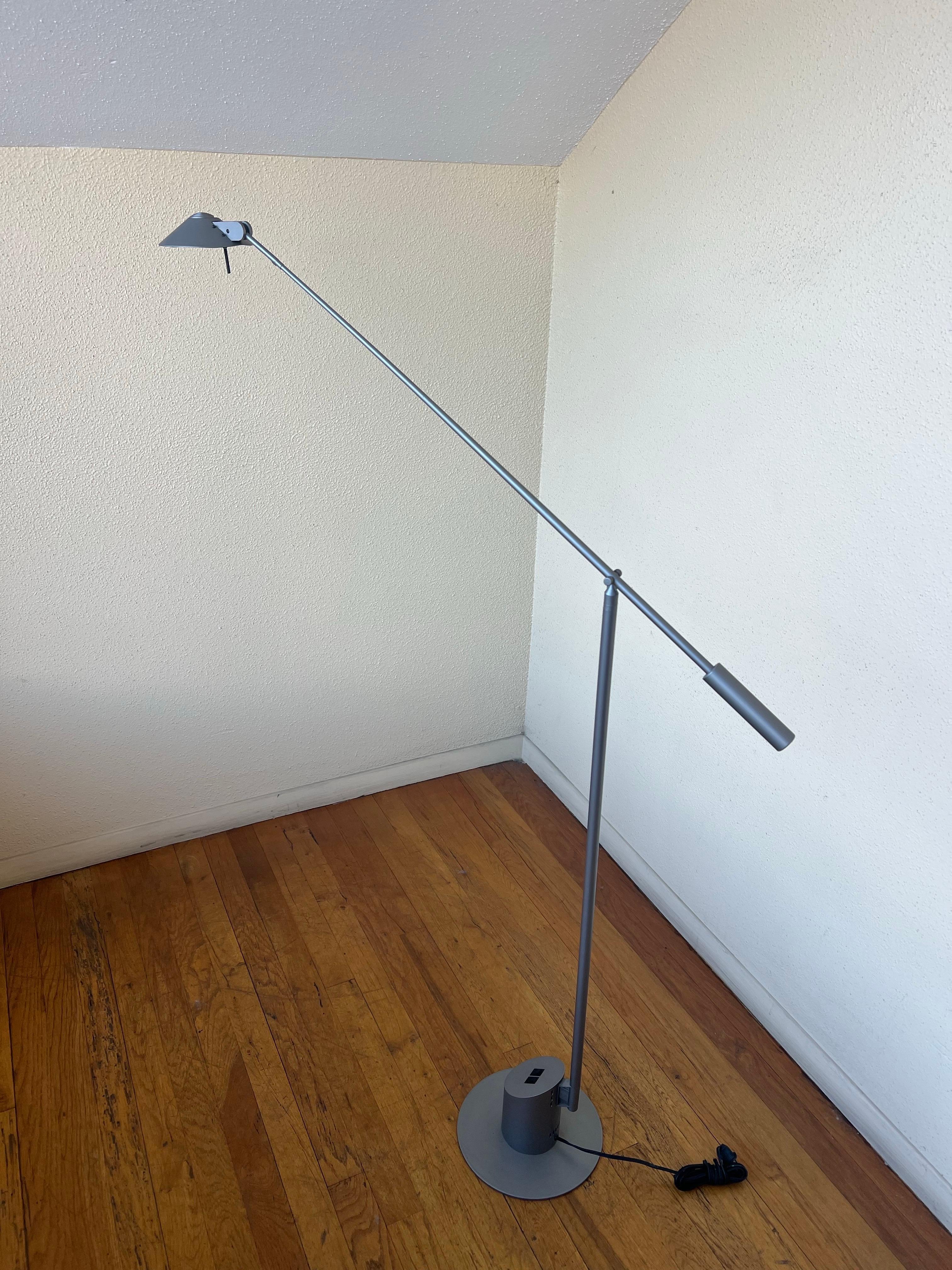 American 1980's postmodern Kovacs Multidirectional Floor Lamp For Sale