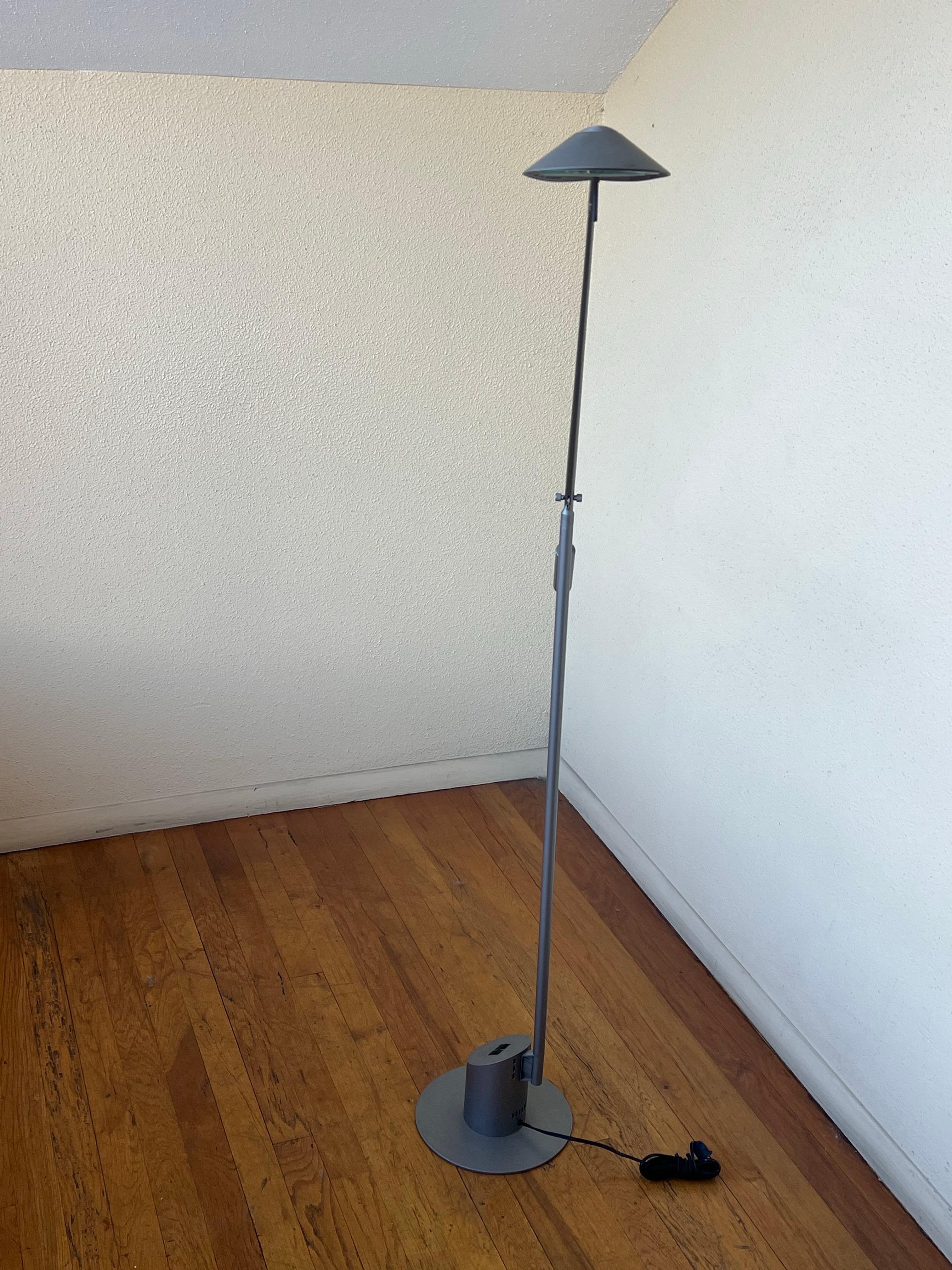 1980's postmodern Kovacs Multidirectional Floor Lamp In Excellent Condition For Sale In San Diego, CA