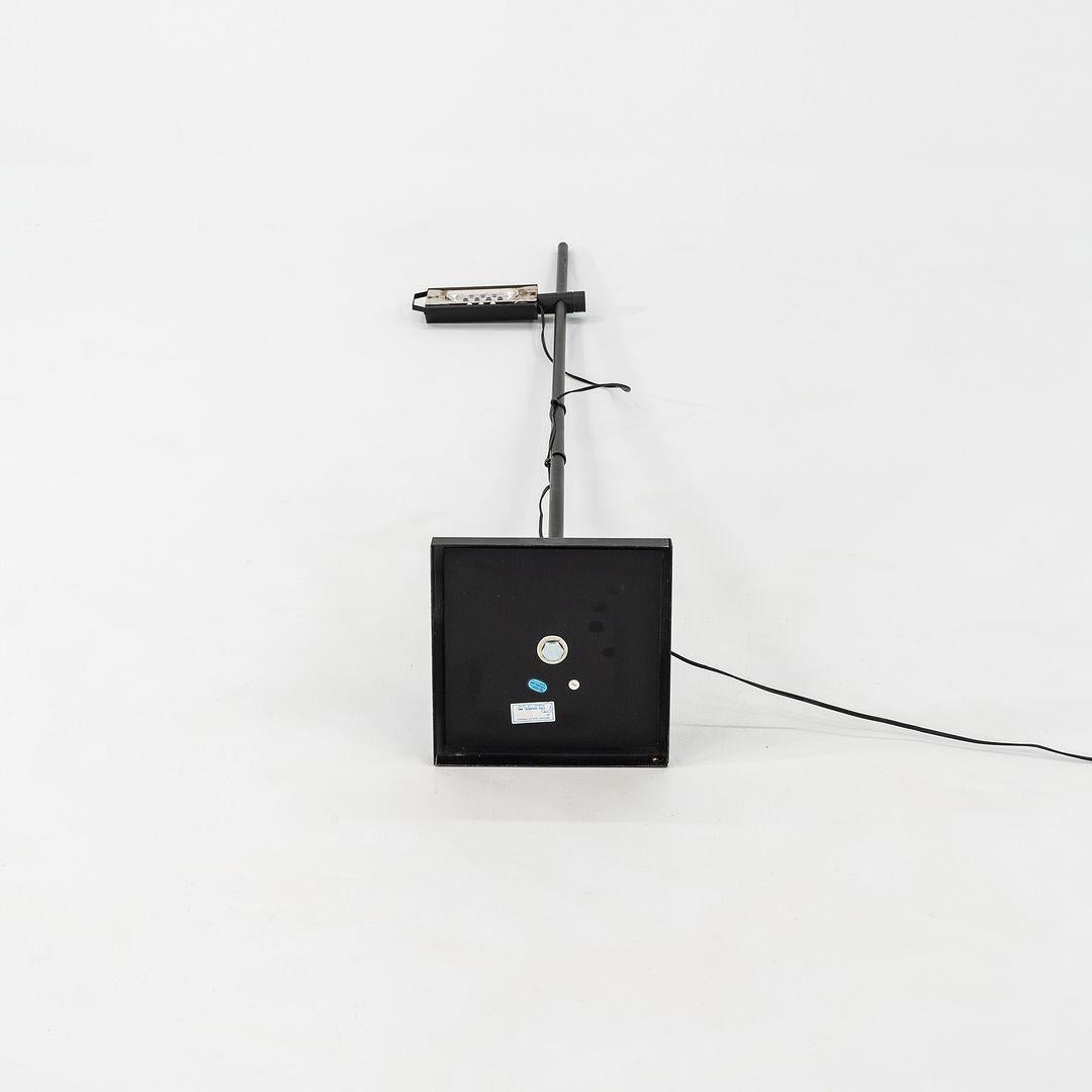 Acciaio Lampada da terra postmoderna anni '80 Lite Source in nero per Underwriters Laboratories in vendita