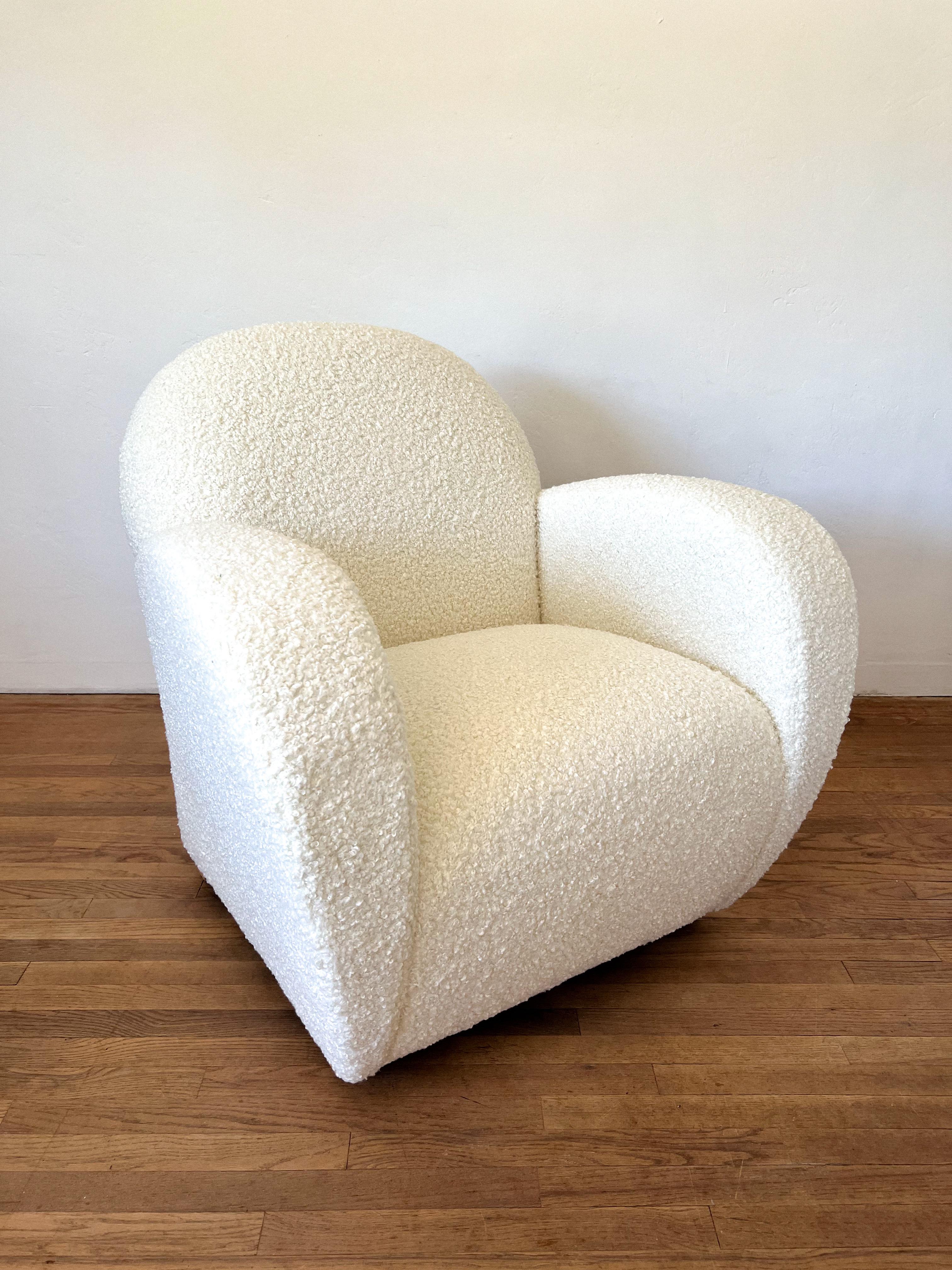 1980s Postmodern Lounge Chair by Loewenstein For Sale 10