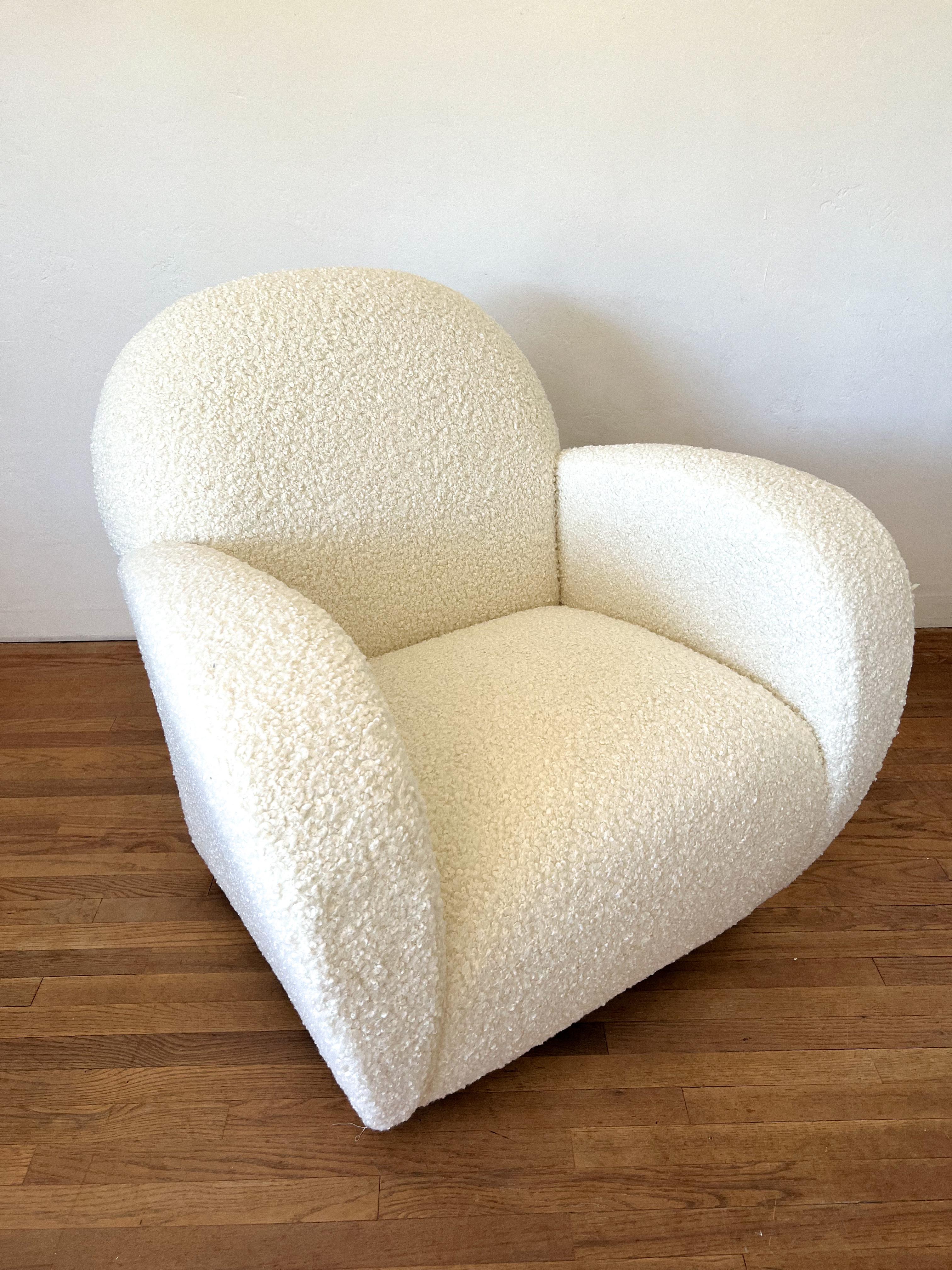 American 1980s Postmodern Lounge Chair by Loewenstein For Sale