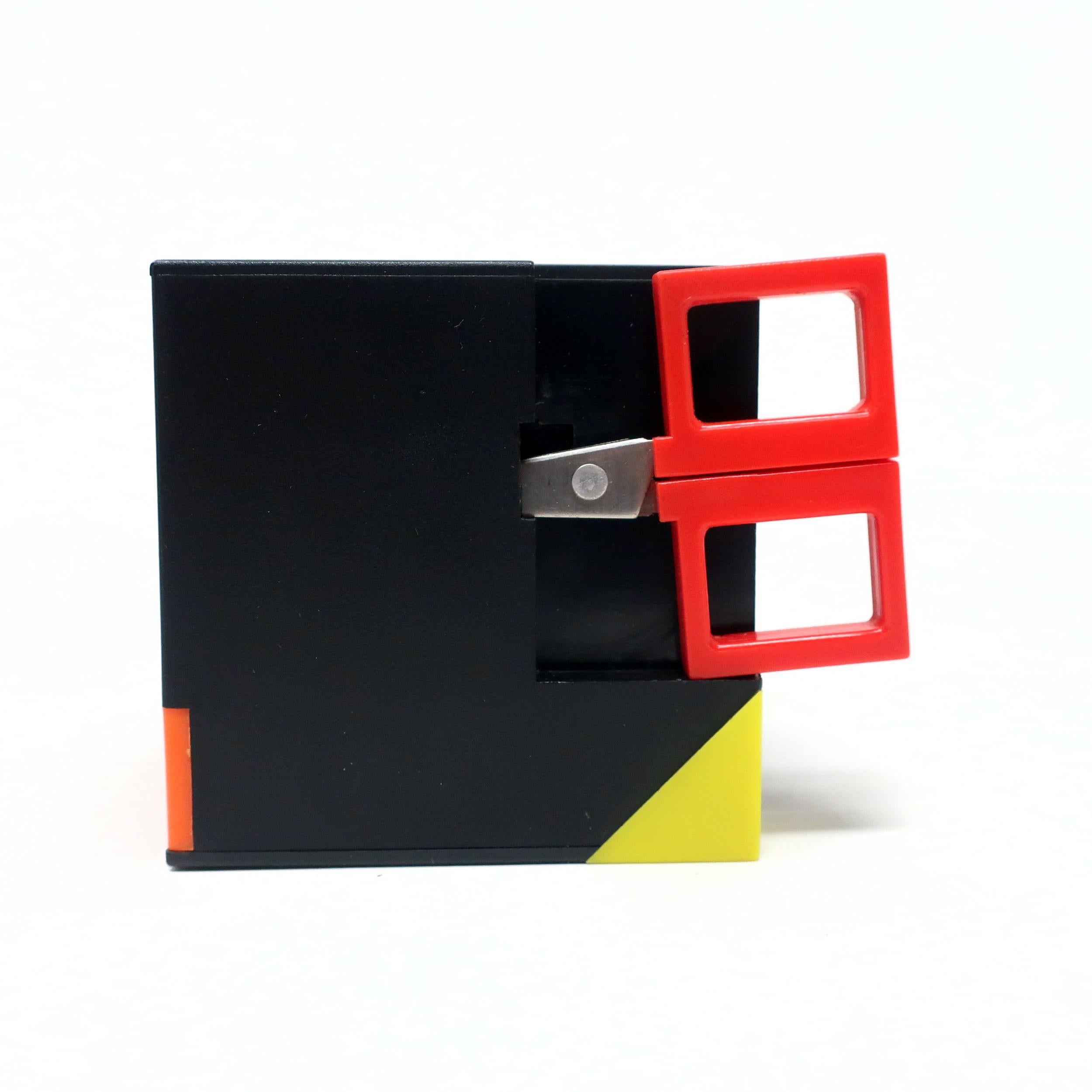 1980's Postmodern Magic Cube Desk Accessory by George Matsumoto  In Good Condition In Brooklyn, NY