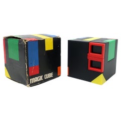 Retro 1980's Postmodern Magic Cube Desk Accessory by George Matsumoto 