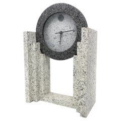 Vintage 1980s Postmodern Mantle Clock by Empire Arts