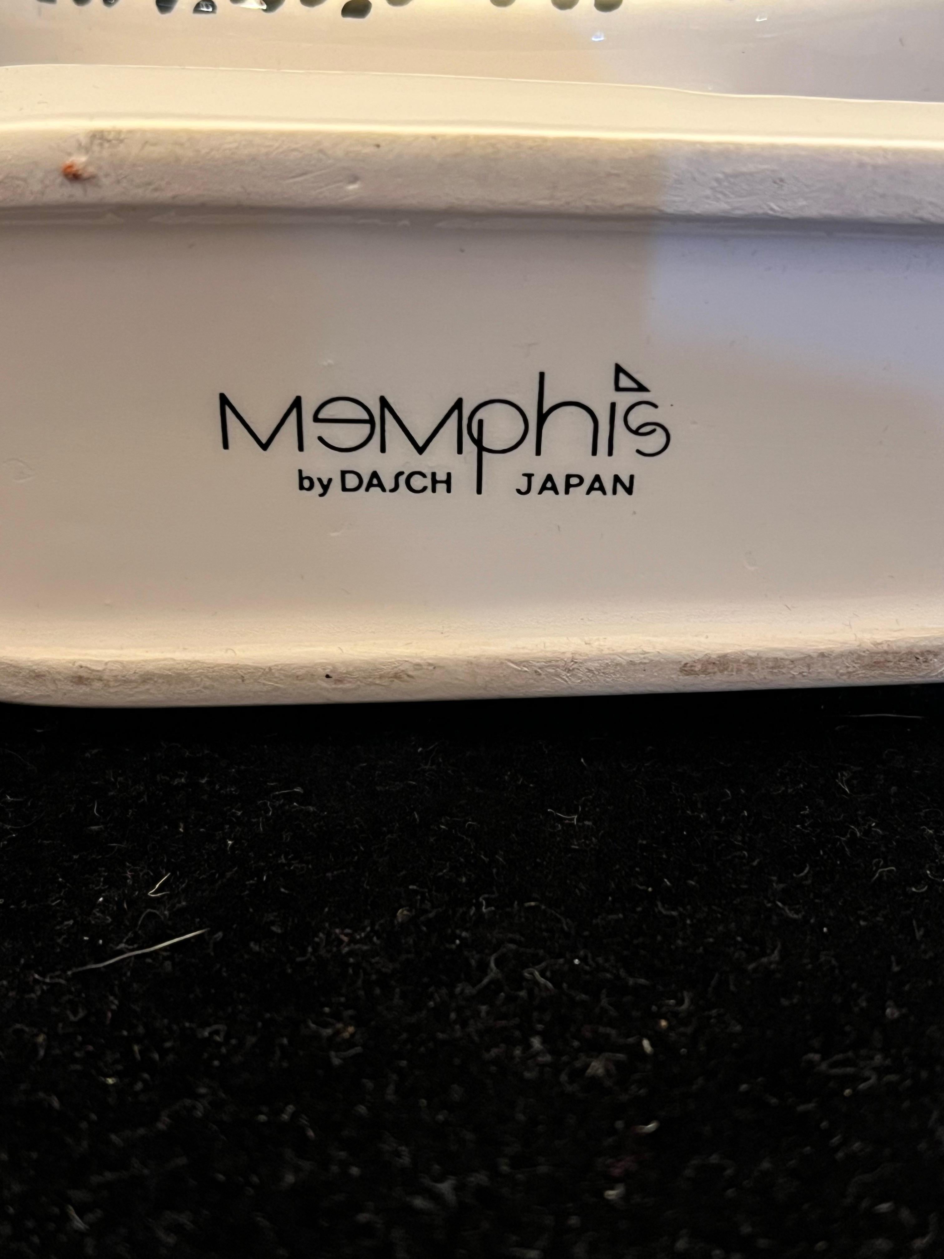 Colección Postmoderna Memphis de los años 80 de Dasch Japan Porcelana Rara Tetera Japonés en venta